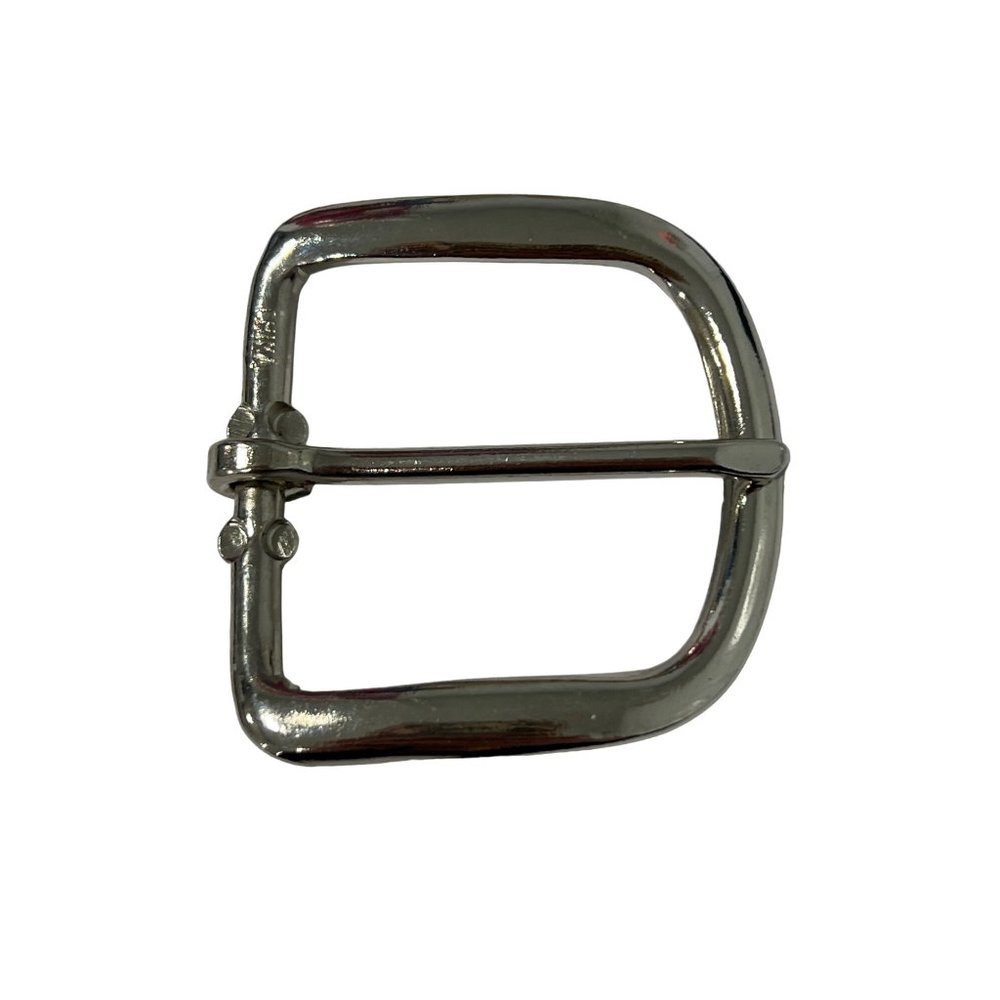 Vintage China Silver Tone Brass Belt Buckle Fastener Closure